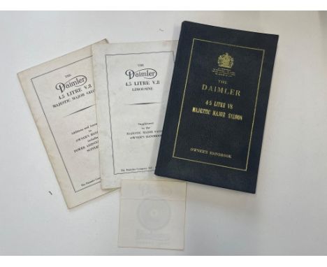 Genuine 1965 manual with two addendums which includes the addendum for the limousine and a later addendum for the saloon. Inc