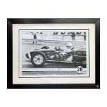 'Keeping Cool' - Sir Stirling Moss' Pedal Action Clear For All to See, 1961 Monaco