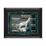 Sir Lewis Hamilton-Signed Framed Photograph
