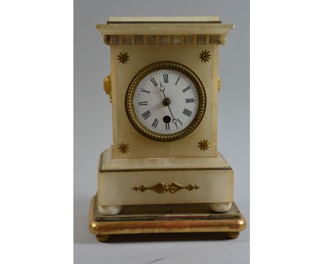 A French Ormolu Mounted Onyx Mantle Clock for Restoration