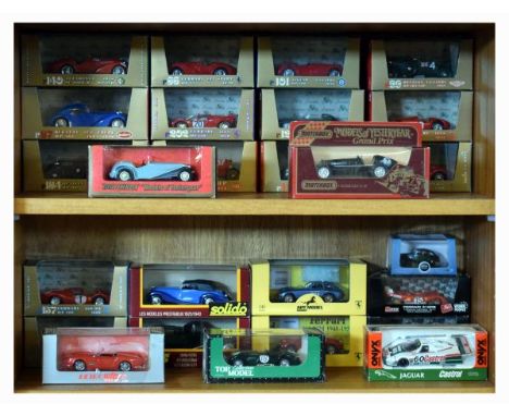 Assorted boxed die cast and other model vehicles to include; Matchbox Models of Yesteryear, Solido, Dinky Citroen 2CV etc   C