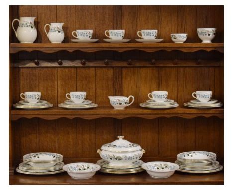 Wedgwood Spring Morning pattern dinner and tea service   Condition: 