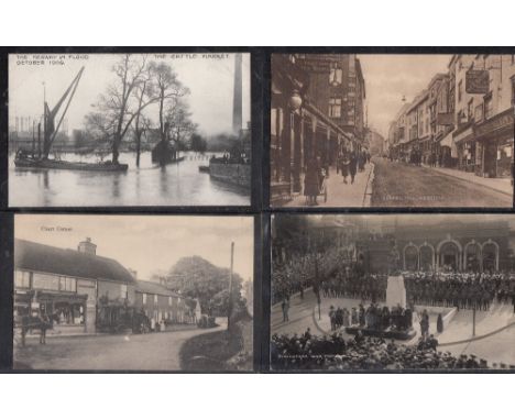 POSTCARDS : Kent, collection of Maidstone cards in album showing street scenes of High Street, Week Street and few views, R P