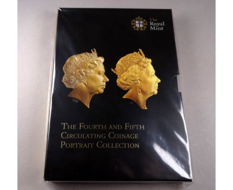 The Royal Mint, The Fourth and Fifth Circulating Coinage Portrait Collection.