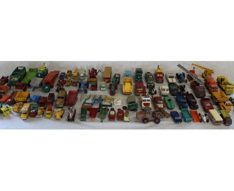 Quantity of vintage die-cast vehicles (mostly play worn) including&nbsp; Husky Chitty Chitty Bang Bang, Dinky, Corgi, Lesney 