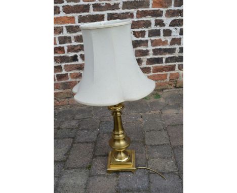 Brass table lamp