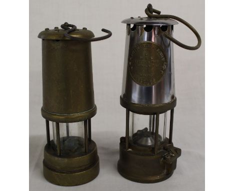Eccles Protector Type 6 deputy miners lamp &amp; one other