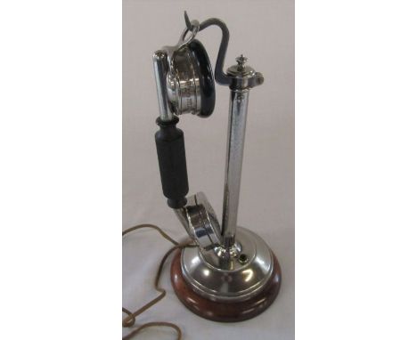 Vintage French candlestick telephone H 31 cm