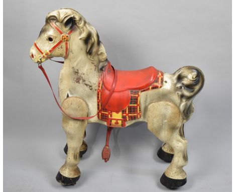 A Vintage Mobo "Bronco" Ride on Horse 