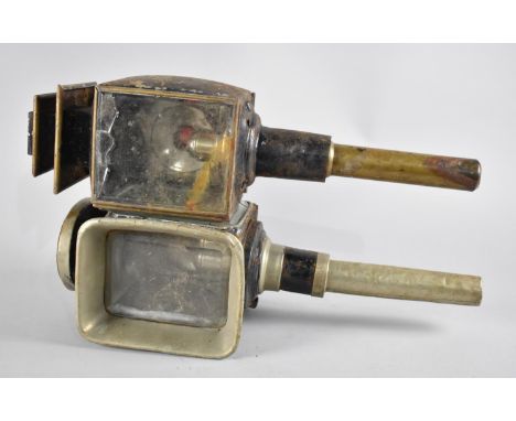 Two Vintage Trap Lamps 