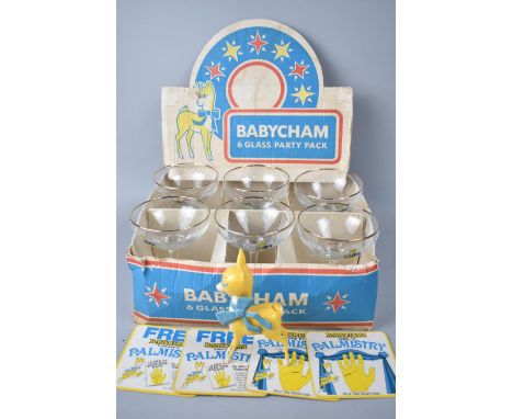 A Vintage Babycham Six Glass Party Pack 