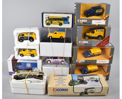 A Collection of Corgi Collector Club Diecast Vehicles 