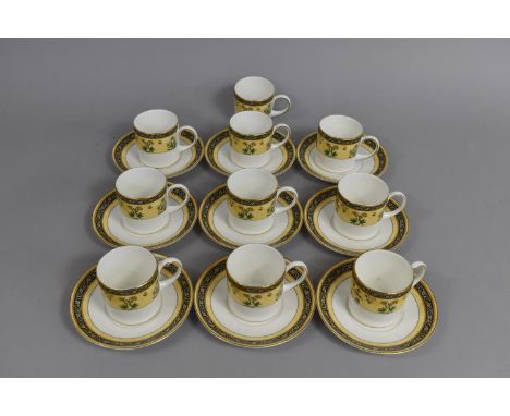 A Wedgwood India Pattern Tea Set to comprise Ten Cups and Nine Saucers 