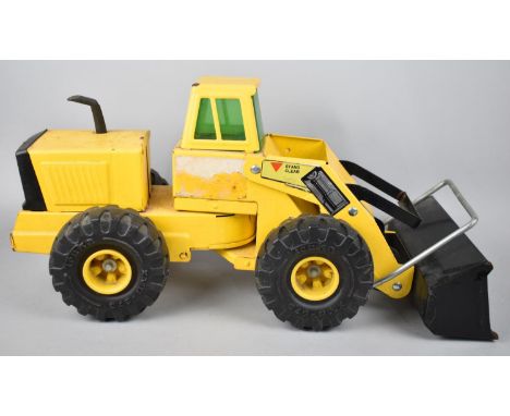 A Vintage Tinplate Tonka Toy, Loading Shovel, 50cm Long 