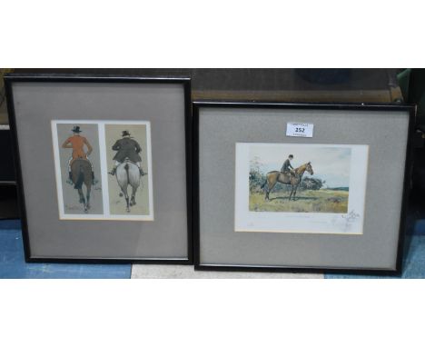 Two Framed Snaffles Hunting Prints, The Varmint and Bang Tails &amp; Bob Tails 