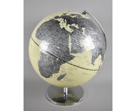 A Modern Table Globe, 37cms High 