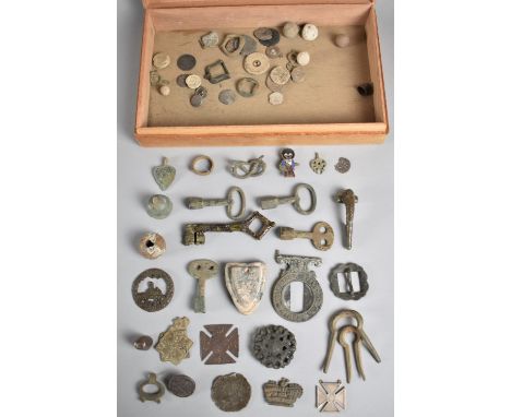 A Collection of Vintage Metal Detector Items 