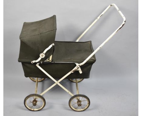 A Vintage Dolls Pram 