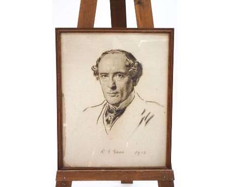 R G Ever, 1913, Portrait of H B Irving, pastel,, signed and dated 1913 lower right, 57.5cm x 44.5cm (some water damage)