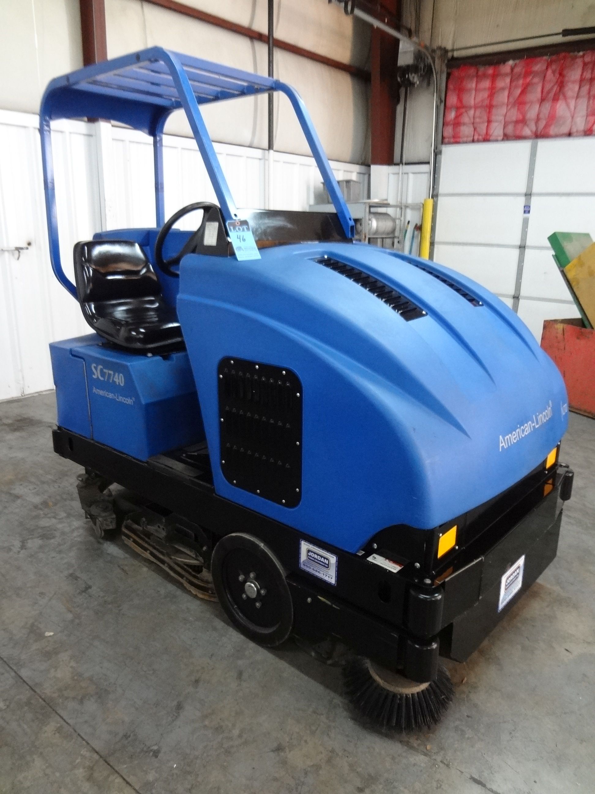 AMERICAN LINCOLN ALTO MODEL SC7740 SIT DOWN LP GAS FLOOR Sweeper