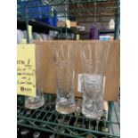 Lot d'approx. (54 ) verres de bière et caisse boissons gazeuses