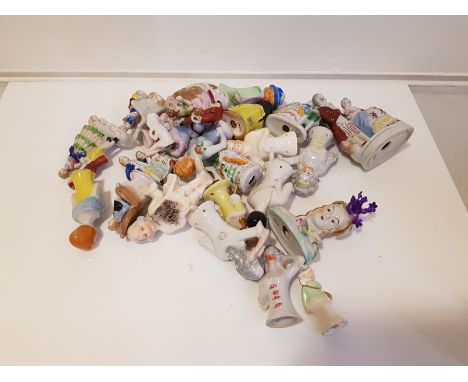 A selection of ceramic figures and figure sectionMost of ladies, some of groups, some German, some Japanese. (Q)