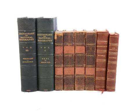 The Works of H G Wells, MacMillan &amp; Co., 1907, eight volumes; Dictionary of National Biography, M Morison; Time-table of 