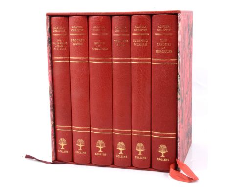 Christie Agatha, Limited Edition boxed set of six novels, the first book signed by her daughter Rosalind Hicks, numbered 69/3