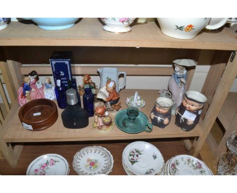 Mixed Lot: Various ceramics to include Royal Doulton Bedtime Story figure group, various Goebel figures and other assorted it