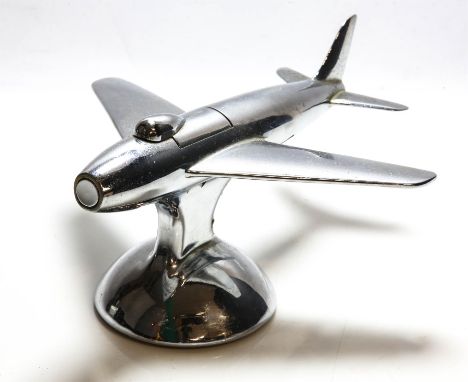 DUNHILL, a Sabre fighter aircraft lighter, marked to the base, 9cm high