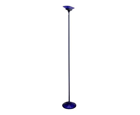 PERRY KING, SANTIAGO MIRANDA AND GIANLUIGI ARNALDI FOR ARTELUCE, a Jill floor lamp, blue glass and aluminium, 195.5cm highCon