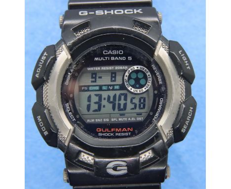 Casio; G Shock mens wristwatch with instructions, working at lotting. P&amp;P Group 1 (£14+VAT for the first lot and £1+VAT f