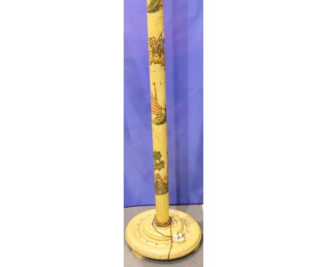 1950s painted Oriental lamp stand. Not available for in-house P&amp;P, contact Paul O'Hea at Mailboxes on 01925 659133 