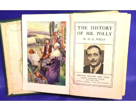 HG Wells; first edition The History of Mr Polly, published by Nelson &amp; Sons c1920. Binding is loose. P&amp;P Group 1 (£14