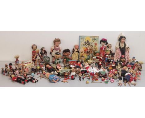 Vintage 1960s/70s dolls and accessories, Alberon dolls and others, together with a vintage typewriter Location: LAM 