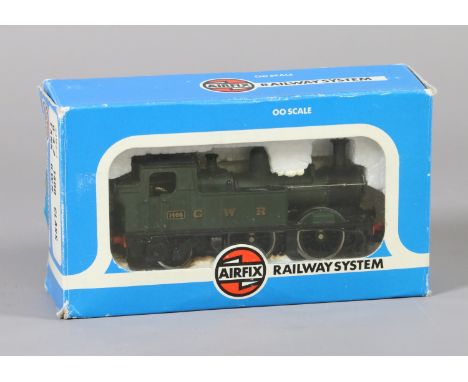 An Airfix Railway System 00 gauge 0-4-2 1400 Class tank engine. GWR 1466. Condition Report. To be used as a guide only. Boxed
