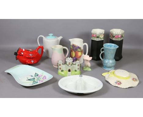A colleciton of various ceramics to include Carltonware, Poole and Franklin, etc.