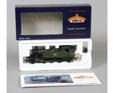 A Bachmann model railways 00 gauge 2-6-2 tank engine. BR 4569. Condition Report. To be used as a guide only. Boxed and mint. 