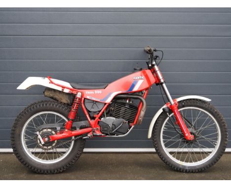 Fantic Trials 300 professional bike. 249 ccFrame No. 34001839Engine No. 001842Fitted with Fantic 403 engine Runs and rides. N
