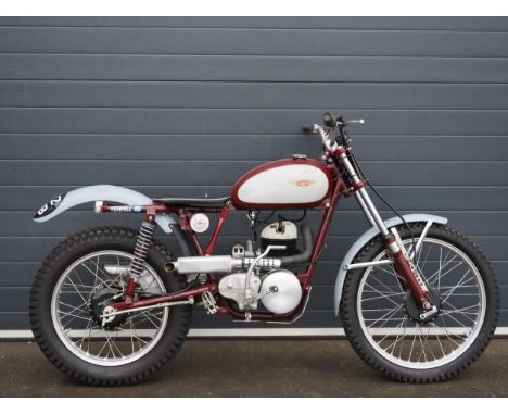 James trials bike. 197cc. 1960.Frame No. CL201400Engine No. 365A33476Runs and rides. Needs light recommissioningReg. 822 YUB.