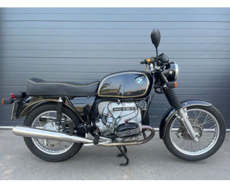 BMW R60/7 motorcycle. 1977. 599ccFrame No. 6005206Engine No. 6005206It had a engine rebuild with photos and details as proof.