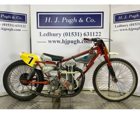 Hagon JAP grasstrack motorcycle. 1960s. 500cc. Engine No. JOS/D/77293/4Engine turns over. Has been dry stored for many years.