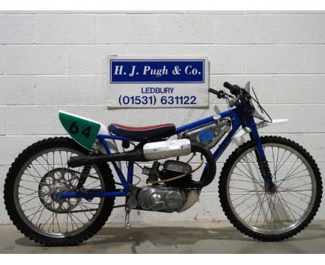 Antig Bultaco grass track bike. 250cc. Frame No. 75336 Engine No. TM21800030Last ridden in March 2023 and so may require some