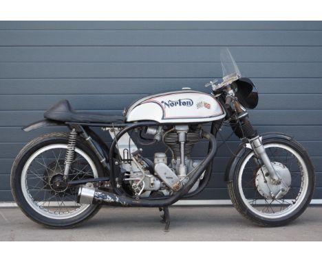 Norton OHC Featherbed Special motorcycle. 1959. 500cc. Frame No.Engine No.Engine turns over with compression and was running 