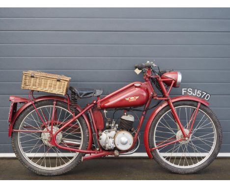 James Comet motorcycle. 1952. Frame No. J3/20470Engine No. 797/33971Runs and rides. Needs light recommissioning. Reg. FSJ 570