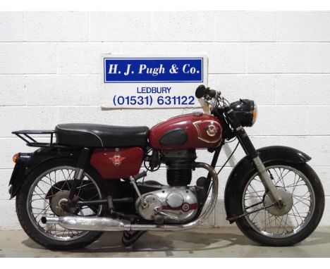 Matchless G5 Lightweight motorcycle. 1962. 348cc. Frame No. 12026Engine No. 61/G52670Engine turns over with compression. Need