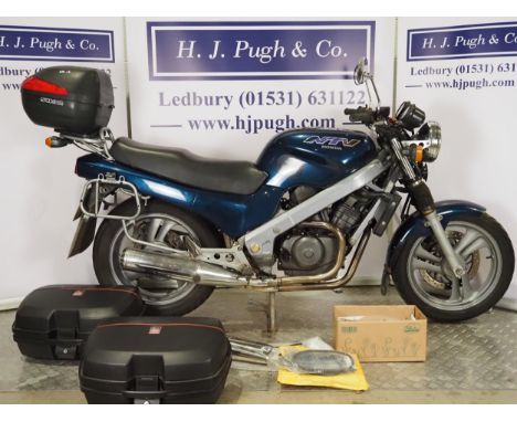 Honda NTV650 motorcycle. 1995. 647cc. Runs and rides. Not used for some time so will need recommissioning. Comes with a new s