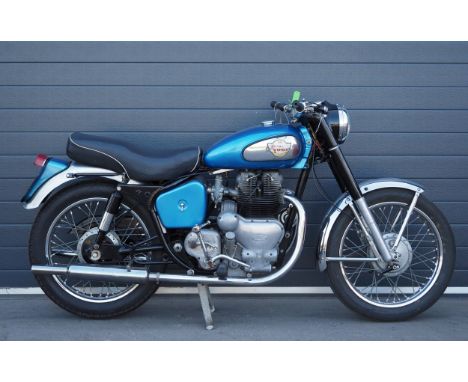 Royal Enfield Super Meteor motorcycle. 1956. 700cc. Frame No. T73205Engine No. 7T3205Comes with owners club certificate and v