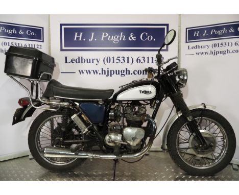 BSA Tribsa motorcycle. 1968. 500ccFrame No. B25B1560Engine No. T100AH14985Part of a deceased estate. Engine turns over with c