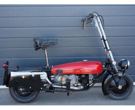 Brockhouse Corgi MKII moped. 1948. 98cc. Frame No. 11088Engine No. MK2W31094Reg. WXS 632. V5.